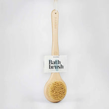 Load image into Gallery viewer, Exfoliating Wooden Bath Brush