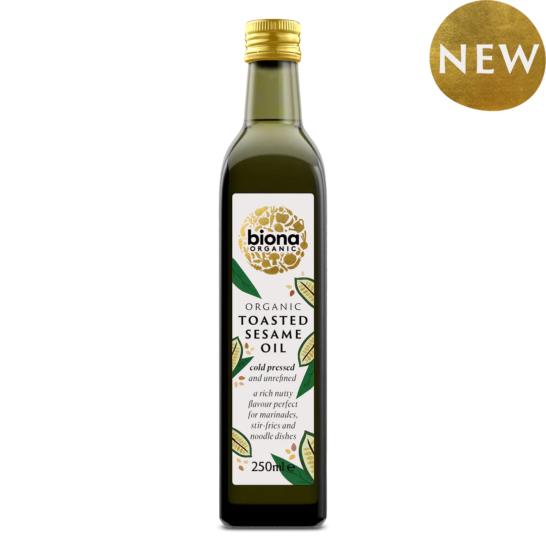Organic Toasted Sesame Oil 250ml The Health Store