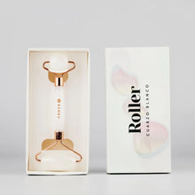 Load image into Gallery viewer, White Quartz Facial Roller