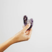 Load image into Gallery viewer, Amethyst Gua Sha