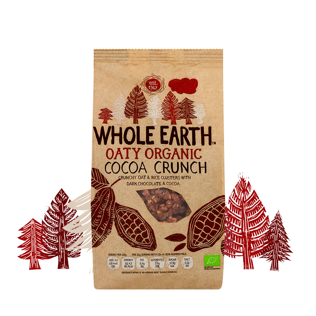 Whole Earth Oaty Organic Cocoa Crunch 375g The Health Store