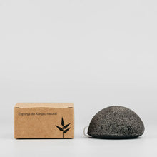 Load image into Gallery viewer, Facial Konjac Sponge with Charcoal