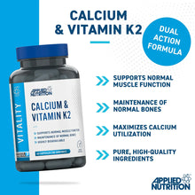 Load image into Gallery viewer, Calcium & Vitamin K2 - 60 Caps