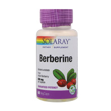 Load image into Gallery viewer, Solaray Berberine 500mg 60caps