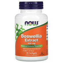 Load image into Gallery viewer, NOW Boswellia Extract 500mg 90 softgels