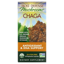 Load image into Gallery viewer, Host Defense Chaga Mushrooms 60caps