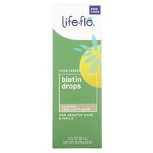 Load image into Gallery viewer, Life Flo Biotin Drops 10,000mcg 59ml