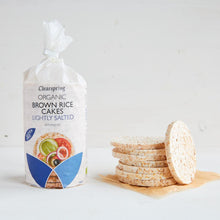 Load image into Gallery viewer, Organic Brown Rice Cakes - Lightly Salted 120g