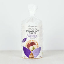 Load image into Gallery viewer, RCC0312 Organic Brown Rice Cakes Buckwheat & Amaranth 120g