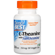 Load image into Gallery viewer, Doctor's Best L-Theanine with Suntheanine 150mg 90 caps