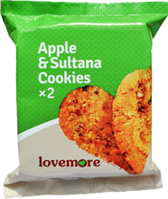 Load image into Gallery viewer, Apple & Sultana Cookies (twin pack)