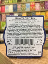 Load image into Gallery viewer, Badger Aromatic Chest Rub Eucalyptus & Mint