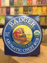 Load image into Gallery viewer, Badger Aromatic Chest Rub Eucalyptus & Mint