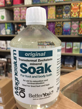 Load image into Gallery viewer, BetterYou Magnesium Oil Transdermal Soak 500ml