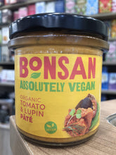 Load image into Gallery viewer, Bonsan Organic Tomato & Lupin pate 140g