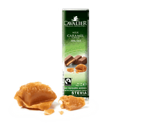 Load image into Gallery viewer, Cavalier Milk Caramel Chocolate Reduced Sugar Stevia Sweeteners 40g