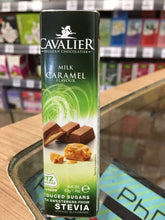 Load image into Gallery viewer, Cavalier Milk Caramel Chocolate Reduced Sugar Stevia Sweeteners 40g