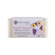 Load image into Gallery viewer, Celtic Herbal Baby Soap with Lavender & Calendula 100g - Handmade Natural Soap Bar