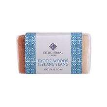 Load image into Gallery viewer, Celtic Herbal Exotic Wood & Ylang Ylang Soap 100g - Handmade Natural Soap Bar