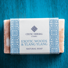 Load image into Gallery viewer, Celtic Herbal Exotic Wood & Ylang Ylang Soap 100g - Handmade Natural Soap Bar