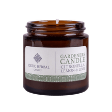 Load image into Gallery viewer, Celtic Herbal Gardeners Citronella Candle - Natural Soy Candle 100g