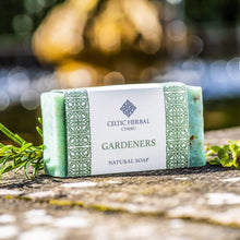 Load image into Gallery viewer, Celtic Herbal Gardeners Soap 100g - Handmade Natural Soap Bar