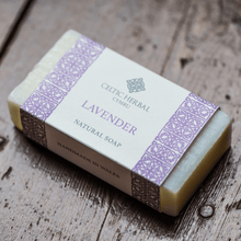Load image into Gallery viewer, Celtic Herbal Pure Lavender Soap 100g - Handmade Natural Soap Bar

