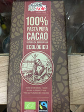 Load image into Gallery viewer, Chocolates solé 100% Pasta Pura Cacao 100g