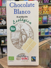 Load image into Gallery viewer, Chocolates sole Chocolate Blanco Ecologico - White Eco Chocolate 100g