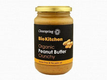 Load image into Gallery viewer, Clearspring Default Bio Kitchen Organic Peanut Butter - Crunchy 350g