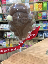 Load image into Gallery viewer, Cocoa Loco Organic Milk Chocolate Santa Lolly 40g