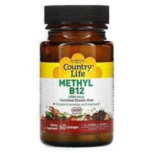 Load image into Gallery viewer, Country Life Methyl B12 1000 mcg 60 Lozenges