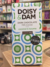 Load image into Gallery viewer, Doisy&Dam Dark Chocolate Coconut&Lucuma 25g