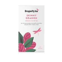 Load image into Gallery viewer, Dragonfly Tea Skinny Dragon Pu'er 20 sachets