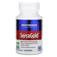 Load image into Gallery viewer, Enzymedica Default SerraGold 60 Capsules Vegan and Kosher