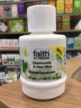 Load image into Gallery viewer, Faith In Nature Default Faith In Nature Aloe Vera & Chamomile Deodorant Refill 50ml