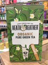 Load image into Gallery viewer, Heath &amp; Heather Organic Pure Green Tea 20 teabags

