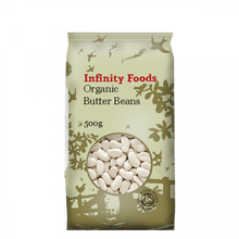 Load image into Gallery viewer, Infinity Foods Default Organic Butter Beans 500g