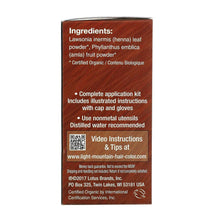 Load image into Gallery viewer, Light mountain natural Default Natural Hair Color and Conditioner, Bright Red 113g
