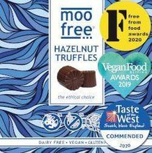 Load image into Gallery viewer, Moo Free Vegan, Dairy and Gluten Free Hazelnut Truffles 108g