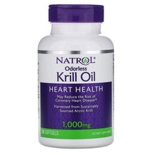 Load image into Gallery viewer, Natrol Ordorless Krill oil 1,000mg 30 Softgels