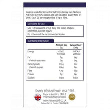 Load image into Gallery viewer, Nature's Aid Inulin 250g