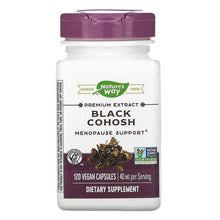 Load image into Gallery viewer, Nature’s Way Black Cohosh, 40 mg, 120 Vegan Capsules