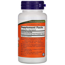 Load image into Gallery viewer, Now Default Bromelain 500 mg, 60 Veg Capsules