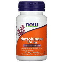 Load image into Gallery viewer, Now Default Nattokinase 100mg 60 Veg Capsules