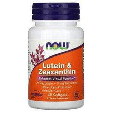 Load image into Gallery viewer, Now Lutein & Zeaxanthin 60 Softgels