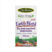 Load image into Gallery viewer, Paradise Default Earth’s Blend™ One Daily Superfood Multivitamin with Iron 60 Veg Caps