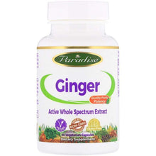 Load image into Gallery viewer, Paradise Ginger 250mg 60 vegetarian capsules
