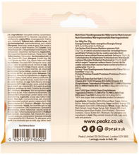 Load image into Gallery viewer, Peakz Crunchy Chocolate Orange Squares 32g