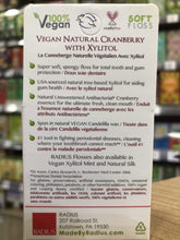 Load image into Gallery viewer, Radius Vegab Cranberry Floss w/ Xylitol